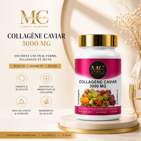 COLLAGÈNE CAVIAR 3000 MG – SOIN BEAUTÉ INTÉRIEUR HAUT DE GAMME