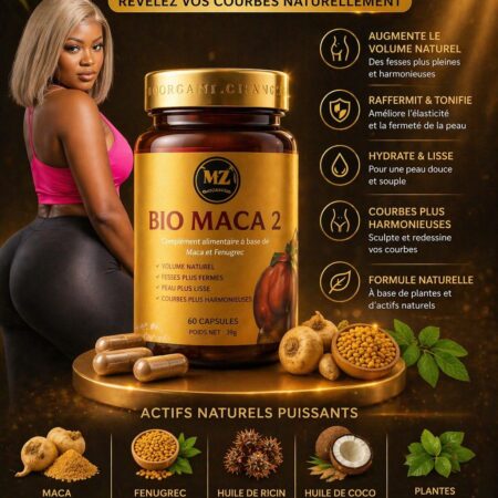 CAPSULES FESSIER BIOMACA 2 – 60 CAPSULES