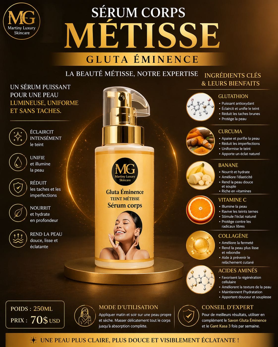 MÉTISSE BODY SERUM GLUTA EMINENCE