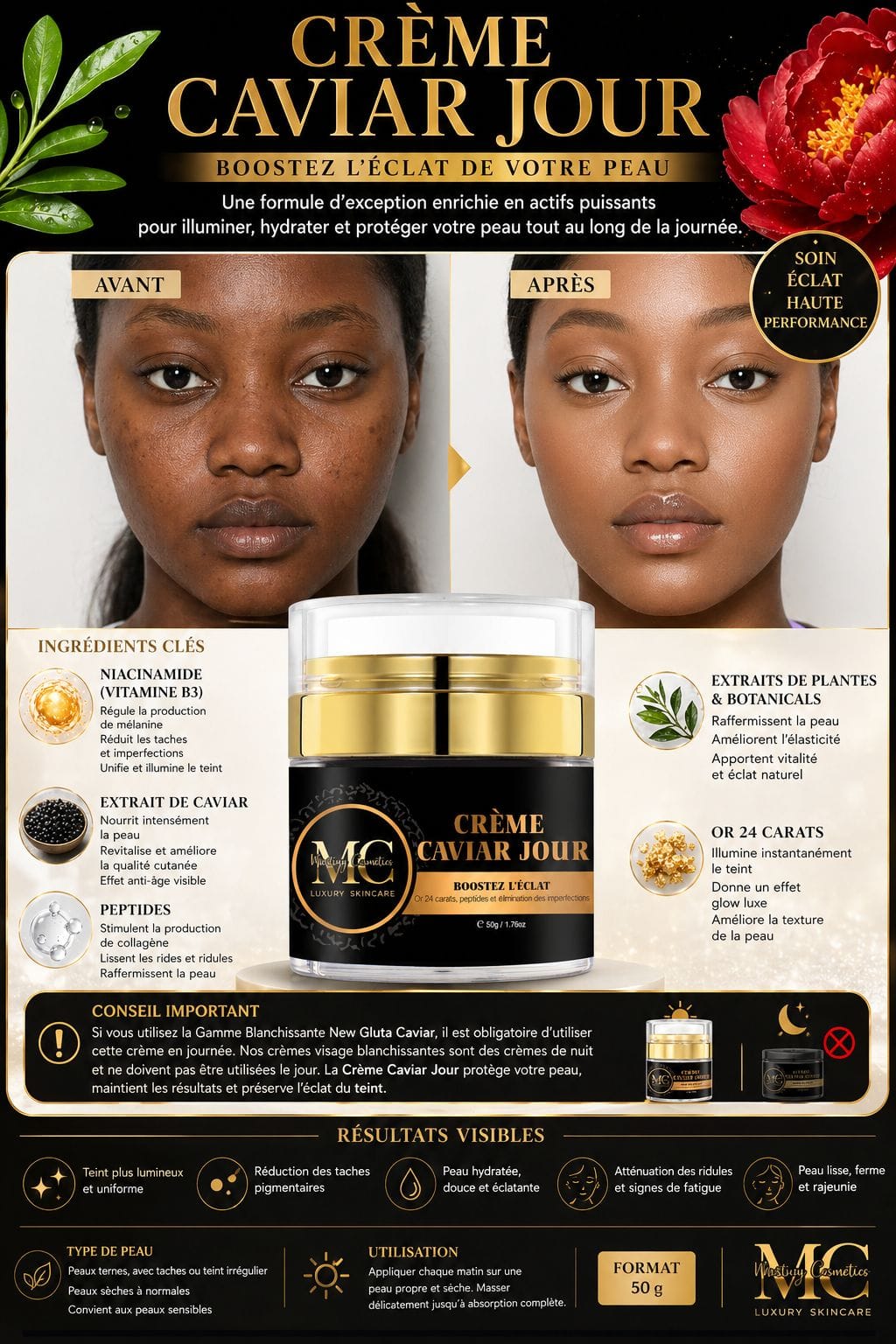 CRÈME VISAGE JOUR CAVIAR – Image 6