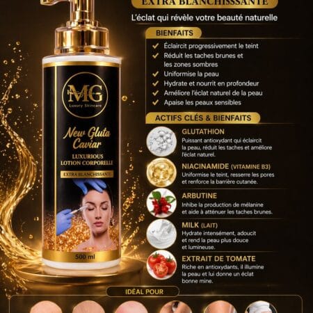 LOTION CORPORELLE EXTRA ÉCLAIRCISSANTE – 500 ML
