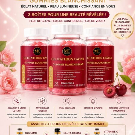 PACK 3 GLUTATHIONE CAVIAR – INTENSE RADIANCE & ANTI-DARK SPOTS